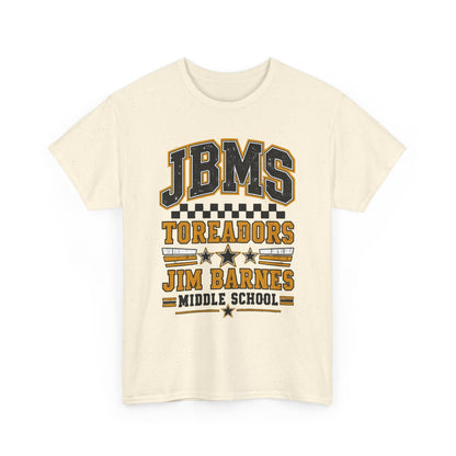 Jim Barnes Middle School Toreadors Tee — JBMS School Spirit T-Shirt