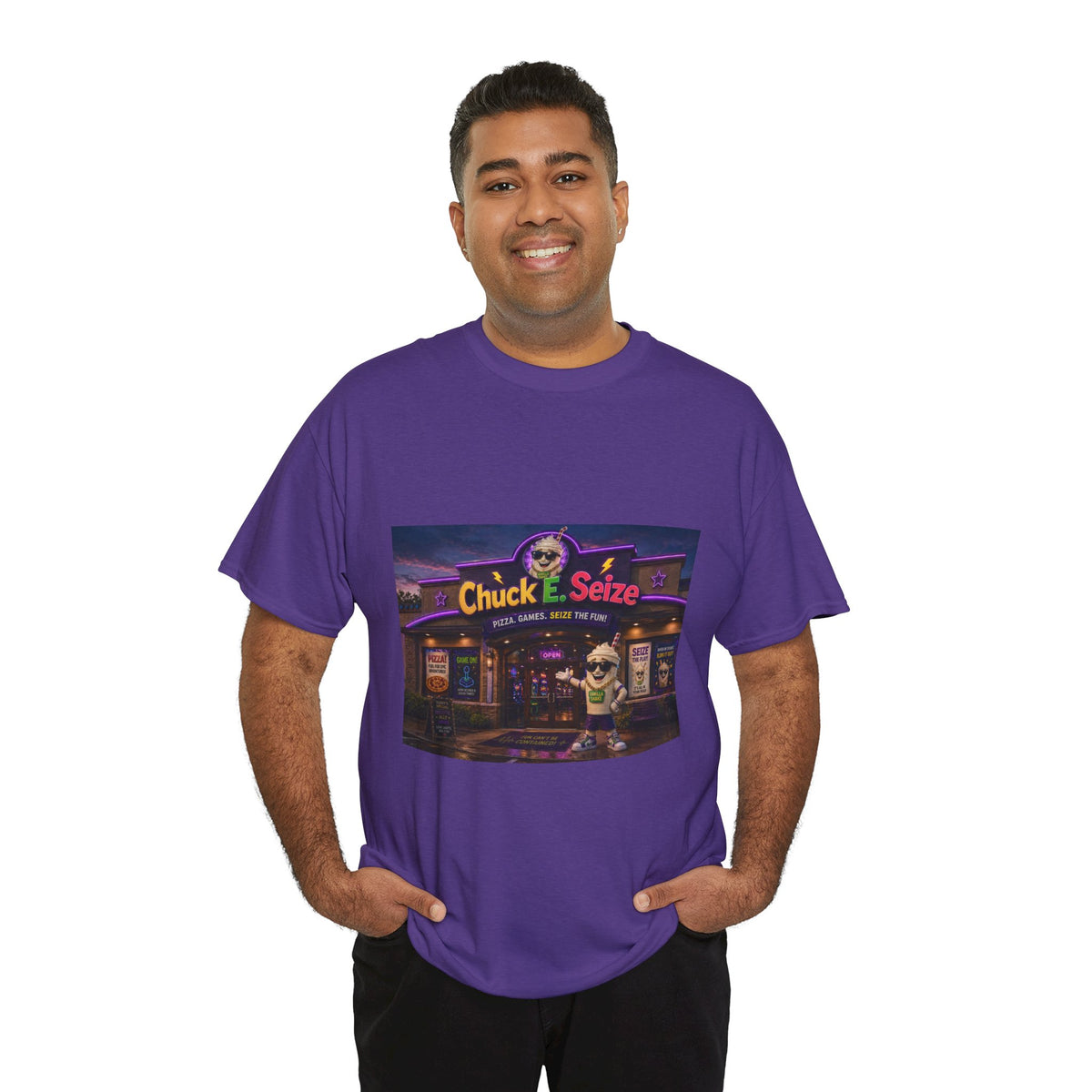 Chuck E. Seize Arcade Night T‑Shirt