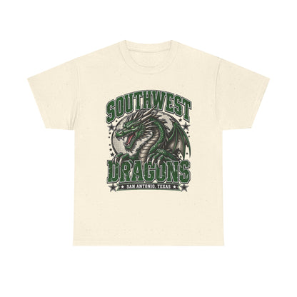 Southwest Dragons T-Shirt — San Antonio Texas Green Dragon Graphic Tee