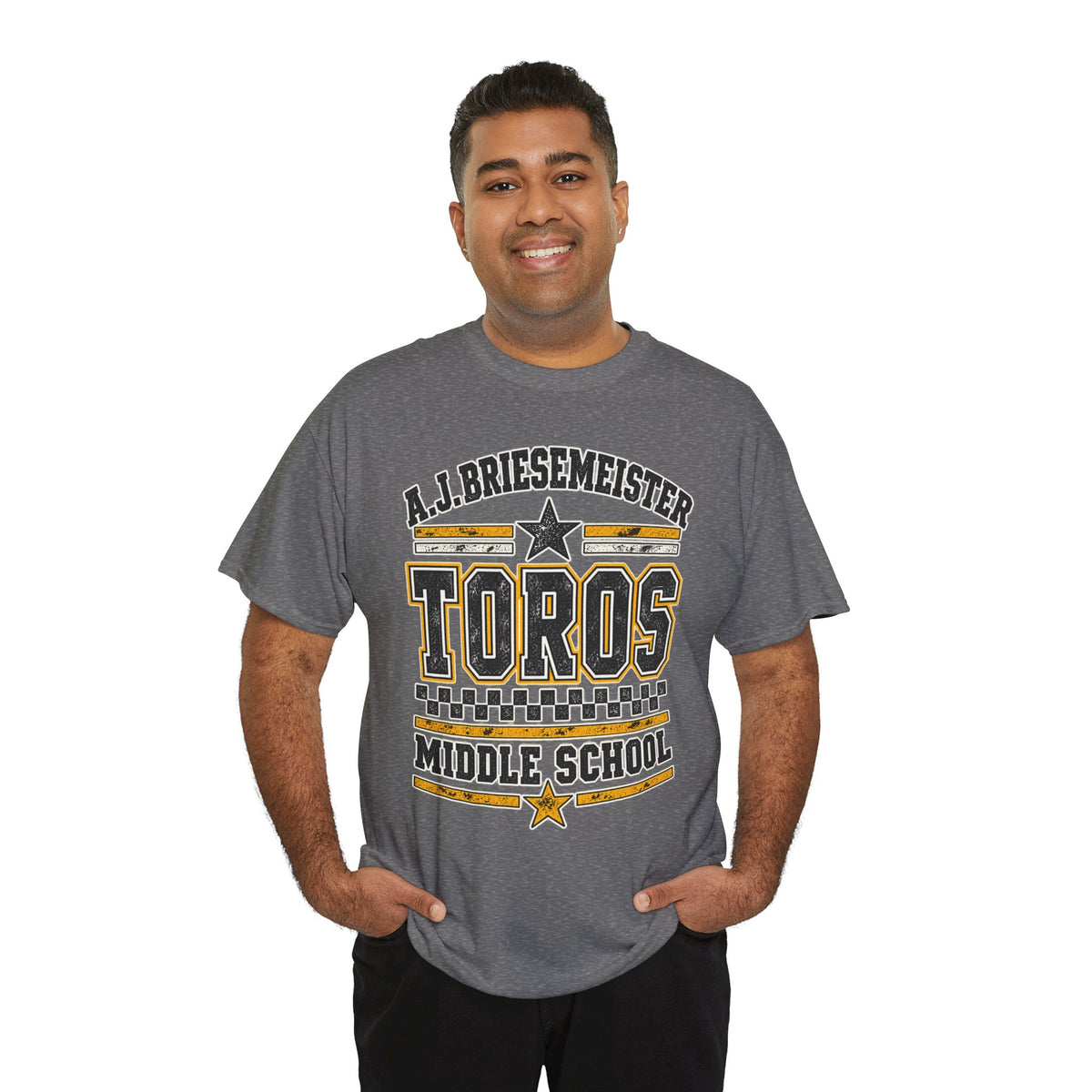 Toros Middle School Tee — A.J. Briesemeister School Spirit T-Shirt