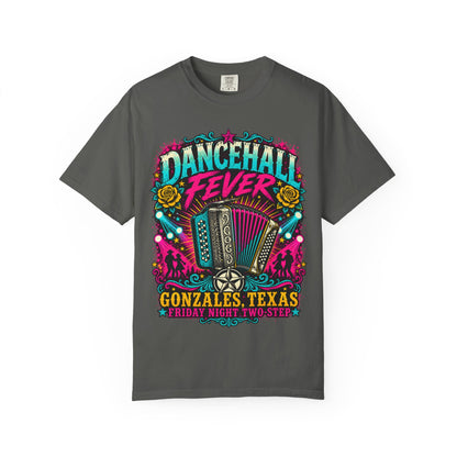 Dancehall Fever Accordion T-Shirt — Gonzales, Texas Friday Night Two-Step