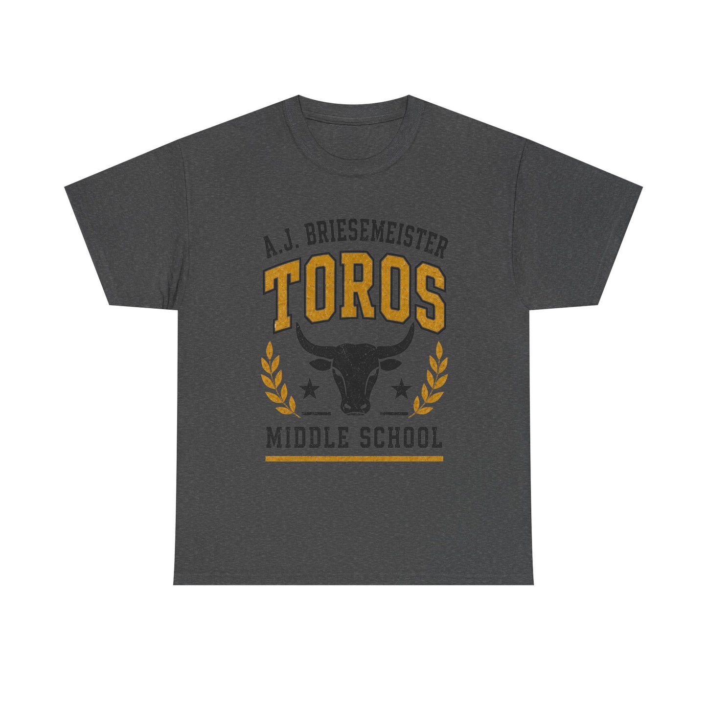 Toros Middle School Tee — A.J. Briesemeister School Spirit T-Shirt