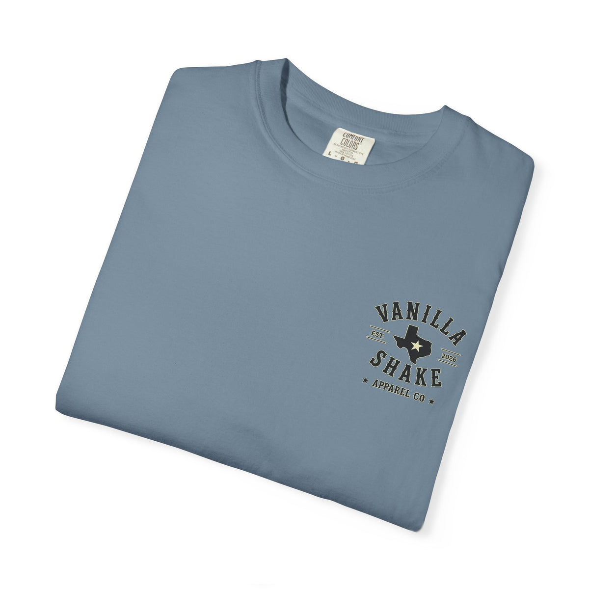 Mr. & Mrs. Shake Logo Unisex Garment-Dyed T-shirt