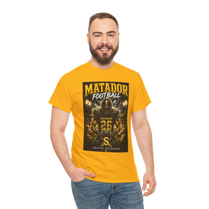 Matador Football Team Tee — Vintage Helmet Graphic Jersey Shirt