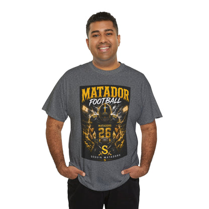 Matador Football Team Tee — Vintage Helmet Graphic Jersey Shirt