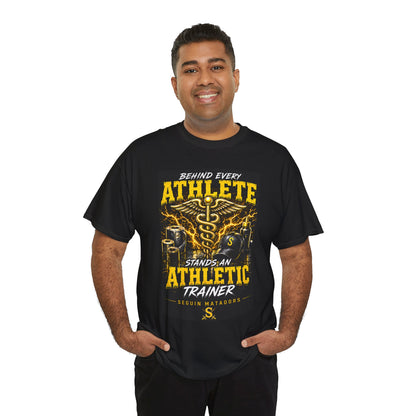 Athletic Trainer T‑Shirt — "Behind Every Athlete Stands an Athletic Trainer" Motivational Tee