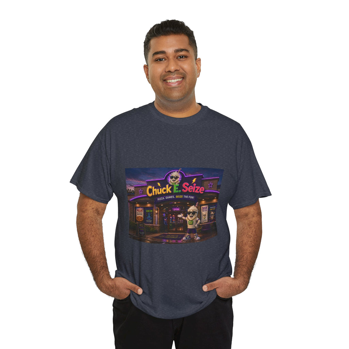 Chuck E. Seize Arcade Night T‑Shirt