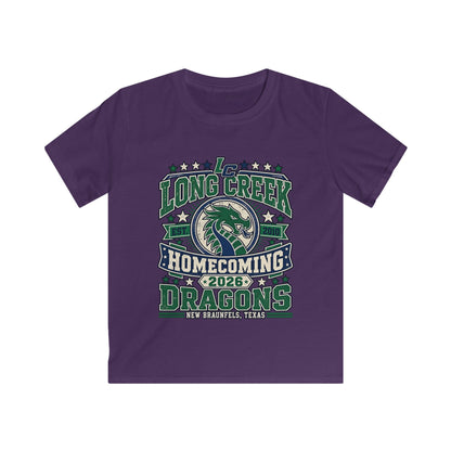 Homecoming Dragons Kids Tee — Long Creek 2026 School Spirit Shirt