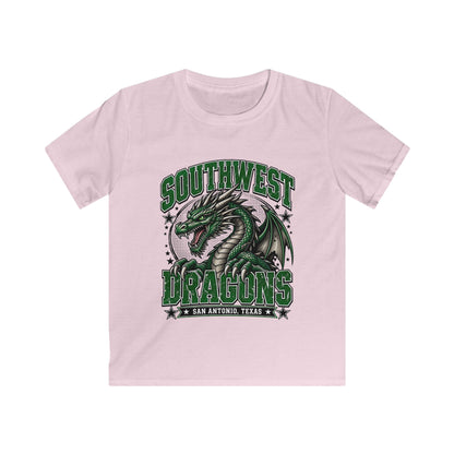 Southwest Dragons Kids Tee — San Antonio Green Dragon Youth T-Shirt