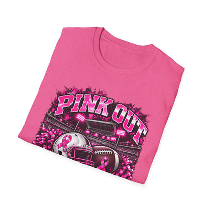 Pink Out Matadors Football T-Shirt — Breast Cancer Awareness Game Tee