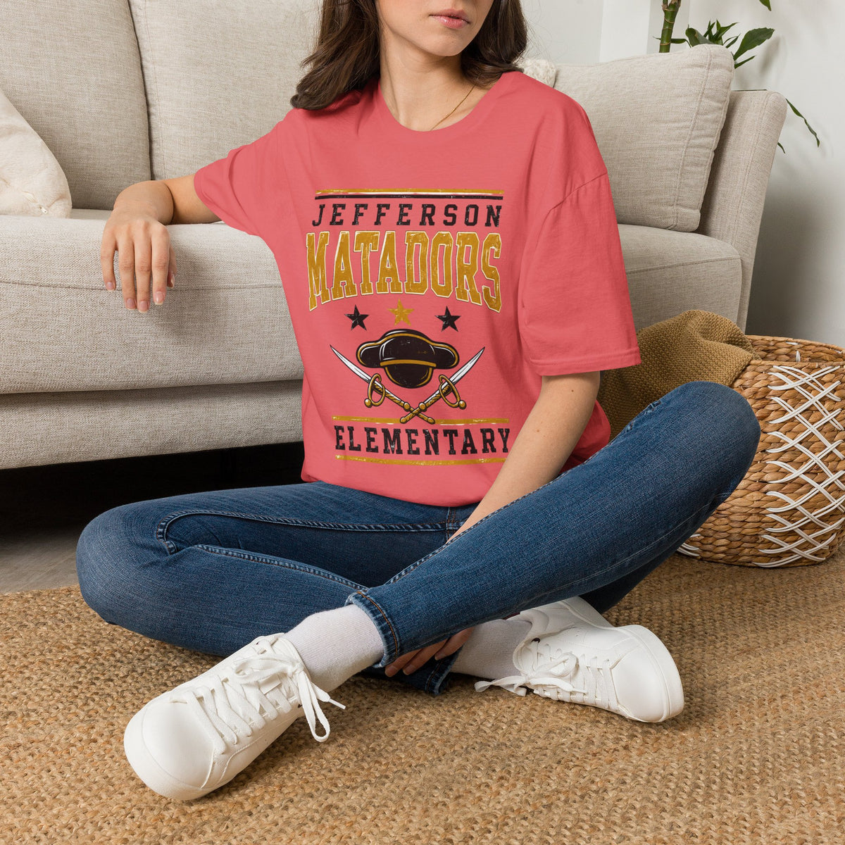 Jefferson Matadors Elementary T-Shirt — School Spirit Tee