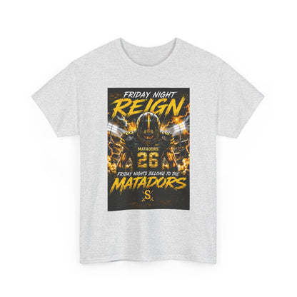 Friday Night Reign Matadors Football T‑Shirt — Team Spirit Game Day Tee