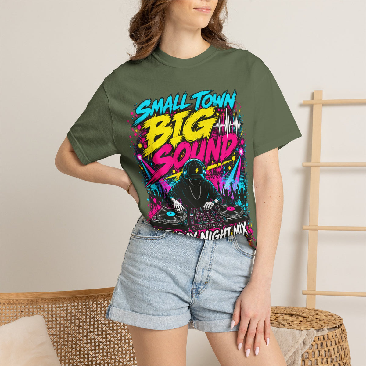 Small Town Big Sound DJ T-Shirt — Friday Night Mix Graphic Tee