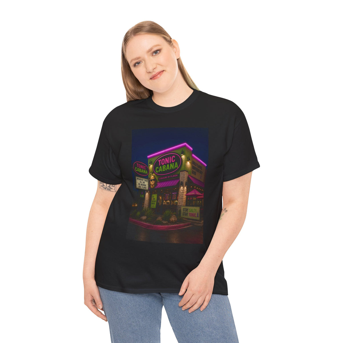 T-Shirt — Neon Tonic Cabana Nightclub Graphic Tee