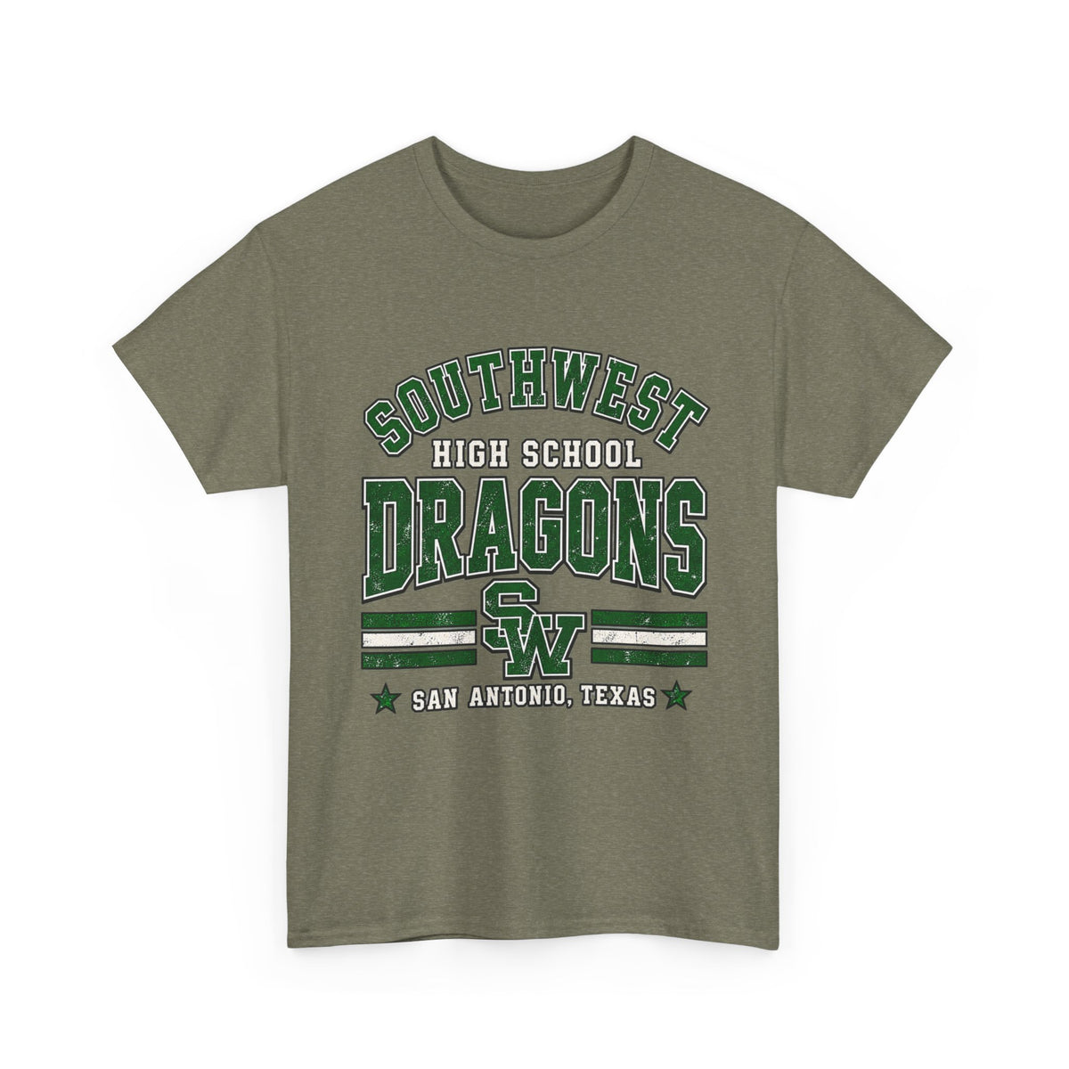 Southwest High School Dragons Tee — San Antonio, TX School Spirit Shirt
