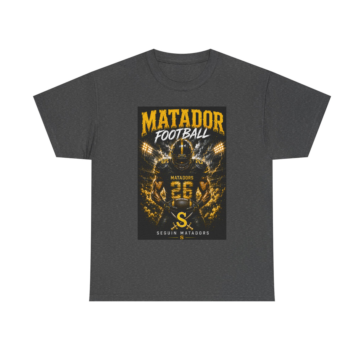 Matador Football Team Tee — Vintage Helmet Graphic Jersey Shirt