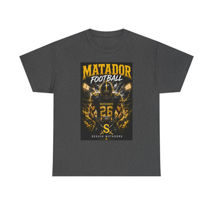 Matador Football Team Tee — Vintage Helmet Graphic Jersey Shirt