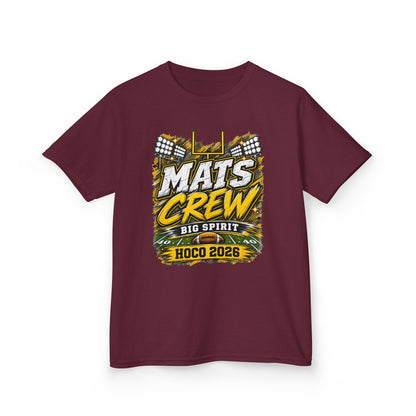 Kids Tee — "Mats Crew Big Spirit Hoco 2026" Football Crewneck