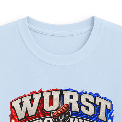 Kids Rivalry Football Tee — Canyon vs New Braunfels ‘Wurst Bowl’ 2026 Game Day Shirt