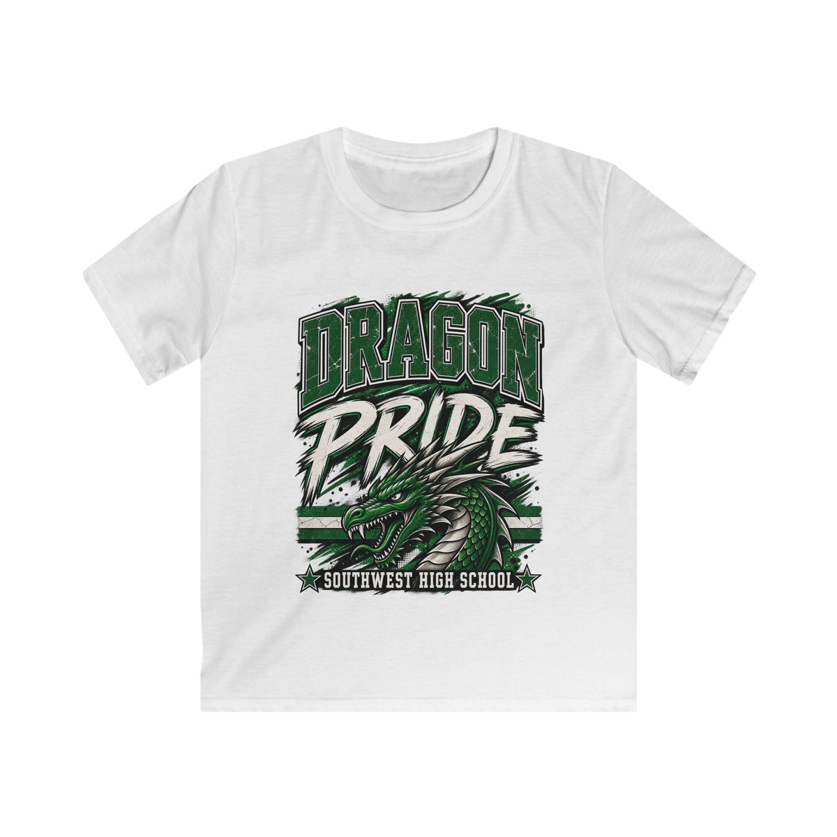 Dragon Pride Kids T-Shirt — Southwest High School Mascot Tee