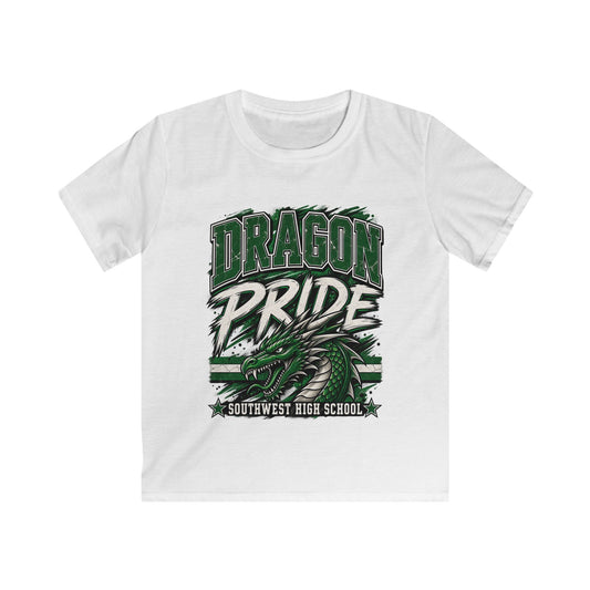 Dragon Pride Kids T-Shirt — Southwest High School Mascot Tee