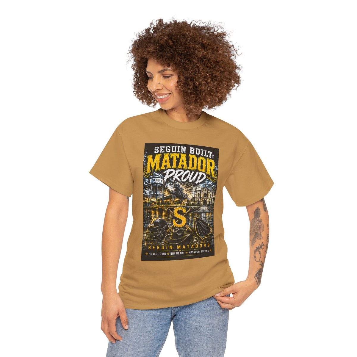 Matador Proud T‑Shirt — Seguin Built Community Tee
