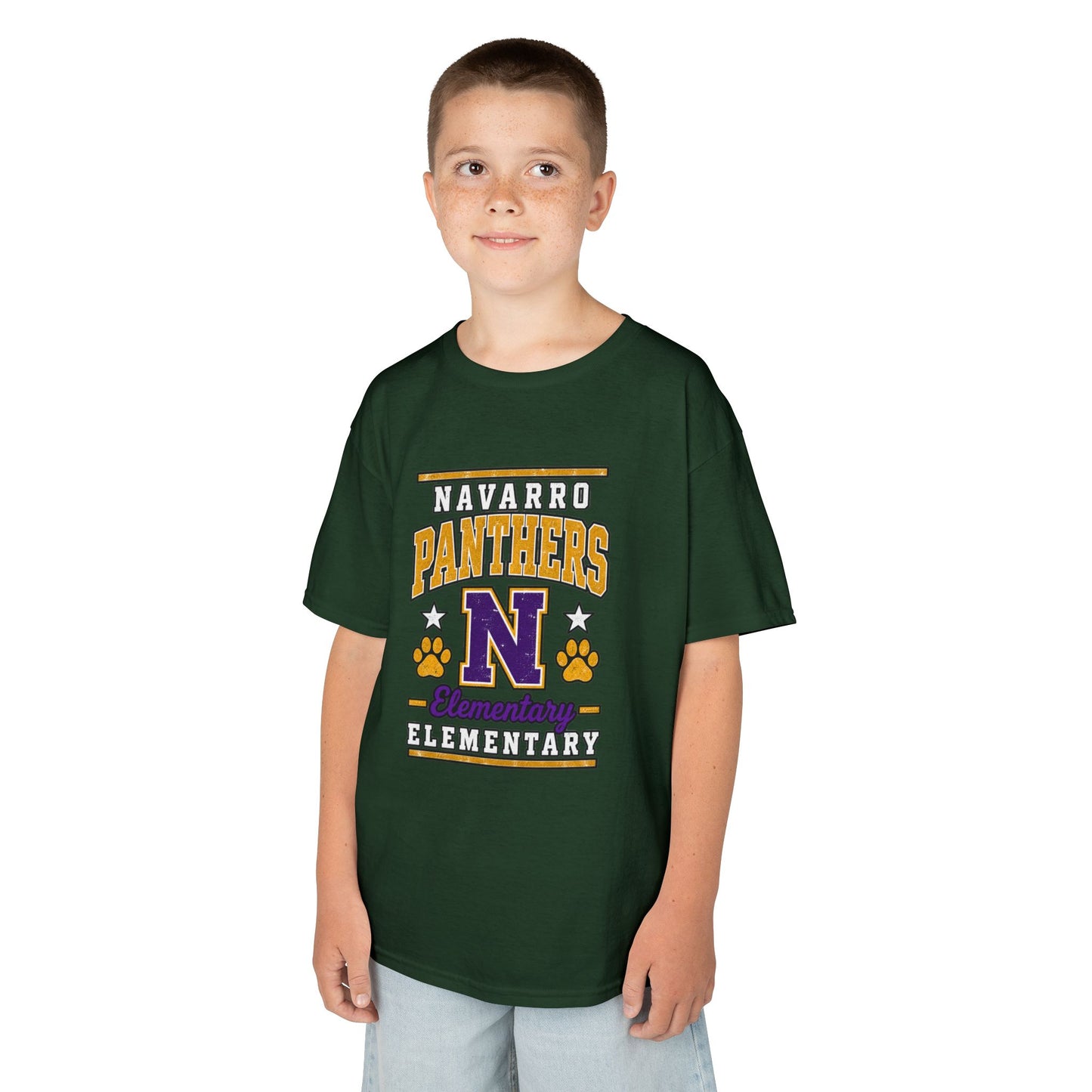 Navarro Panthers Kids T-Shirt — 'N' Elementary School Spirit Tee