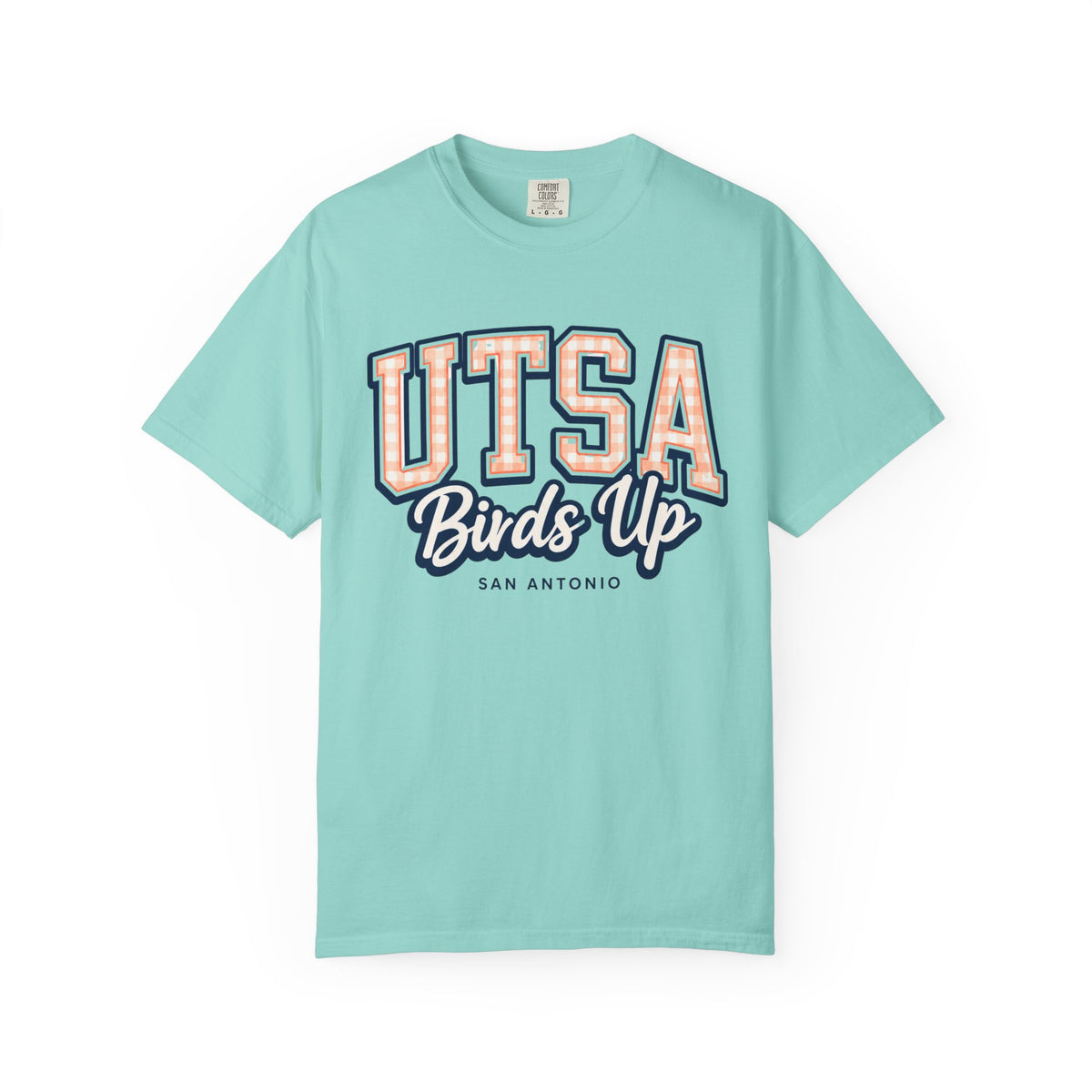 UTSA Birds Up T-Shirt — San Antonio Orange Garment-Dyed Tee