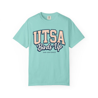 UTSA Birds Up T-Shirt — San Antonio Orange Garment-Dyed Tee