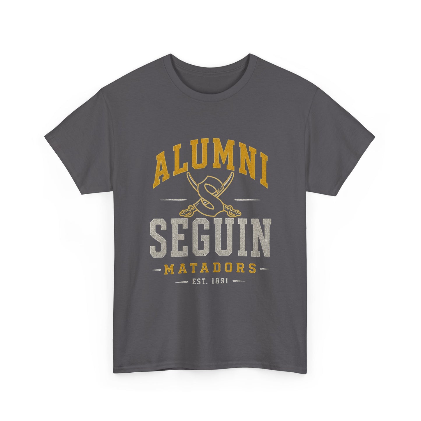 Alumni Seguin Matadors T-Shirt — School Spirit Vintage Crew Tee