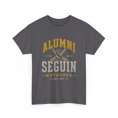 Alumni Seguin Matadors T-Shirt — School Spirit Vintage Crew Tee