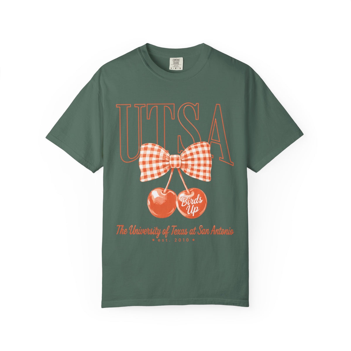 UTSA Cherries Graphic T-Shirt — "Birds Up" University of Texas San Antonio Tee