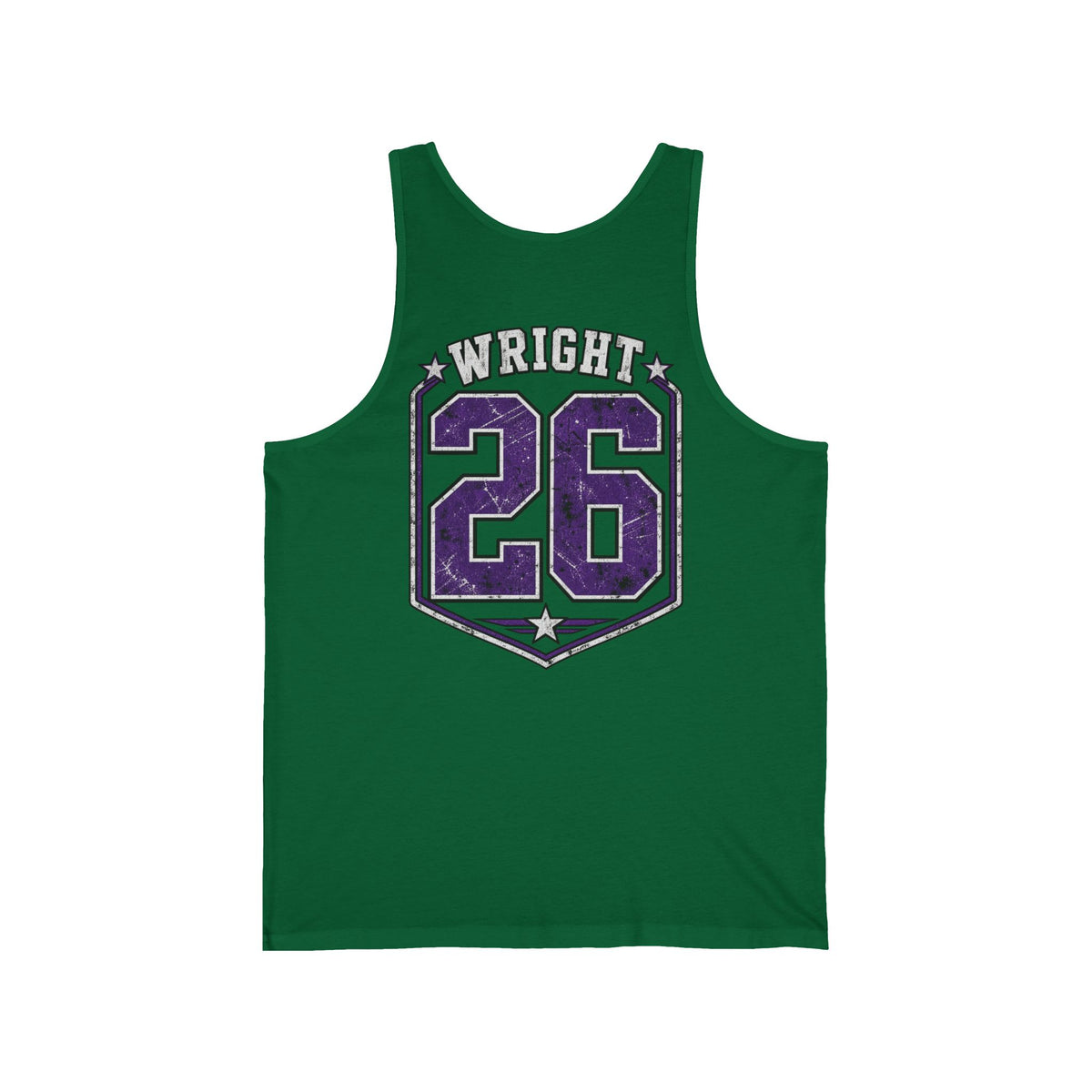 Panthers Friday Nights Football Tank — Personalized 'Wright 26' Athletic Club Jersey