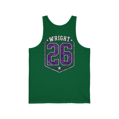 Panthers Friday Nights Football Tank — Personalized 'Wright 26' Athletic Club Jersey