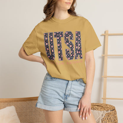 UTSA Floral Logo T‑Shirt — UT San Antonio Collegiate Tee