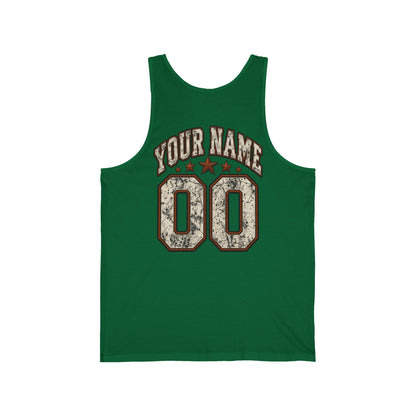 Football Mama Tank Top — Vintage Gameday Jersey Tank (Custom Name & Number)