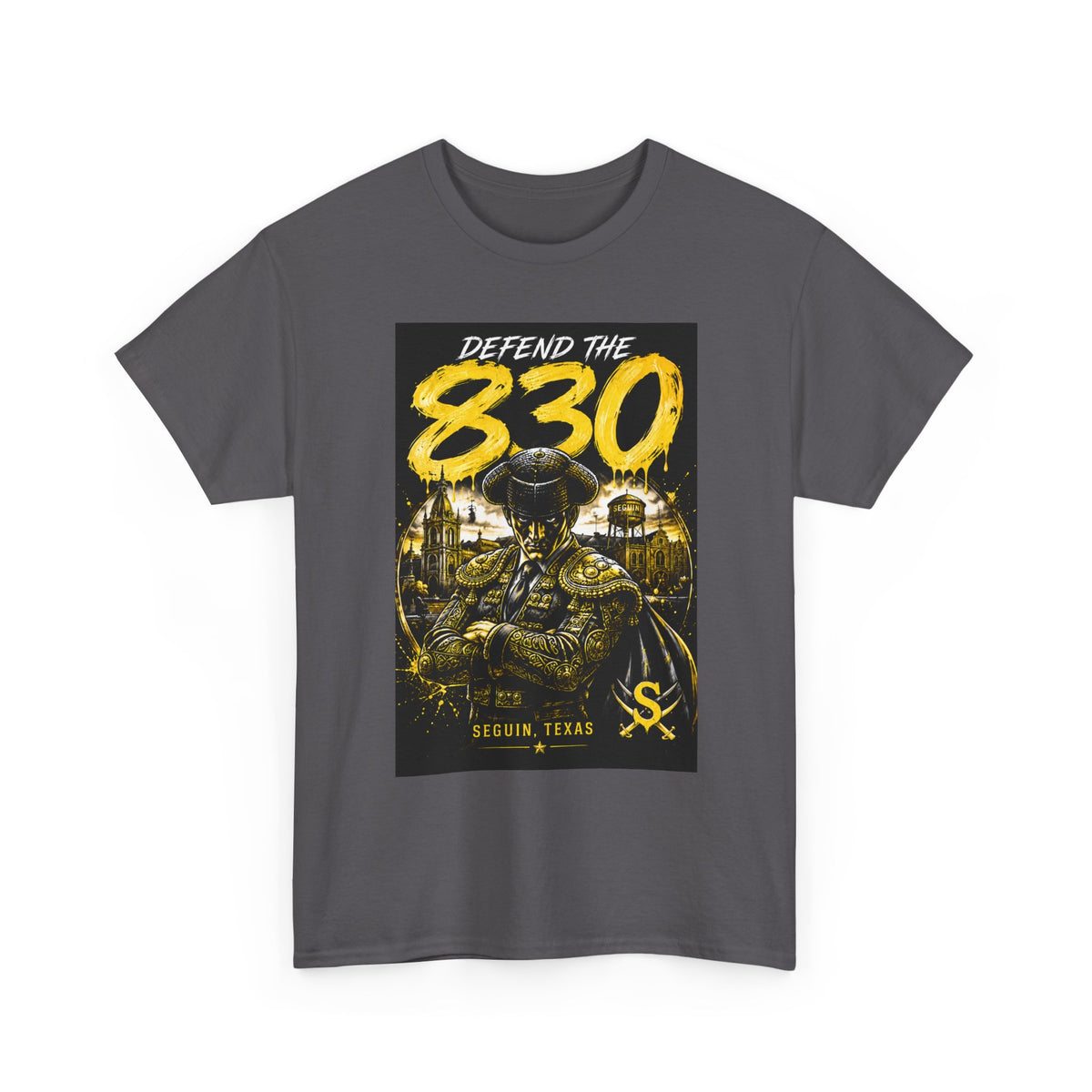 Defend The 830 Matador T-Shirt — San Antonio Pride, Military/Streetwear Graphic Tee