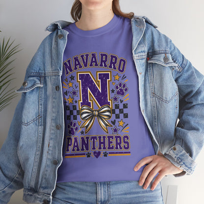 Navarro Panthers N Cheer T-Shirt — School Spirit Cheerleader Tee