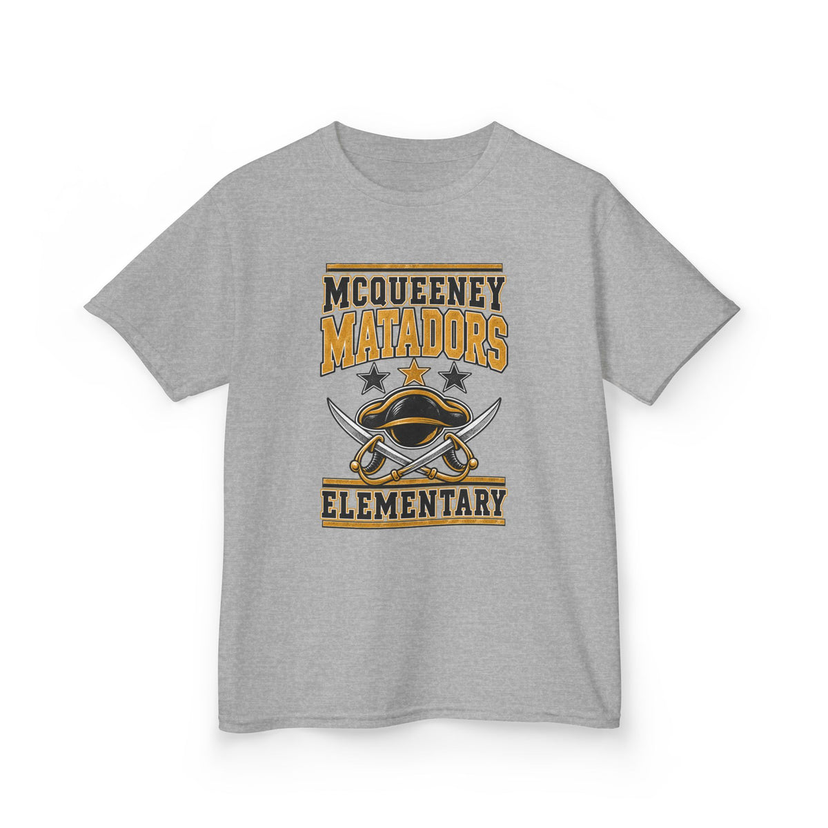 McQueeney Matadors Elementary Kids T-Shirt – School Spirit Tee