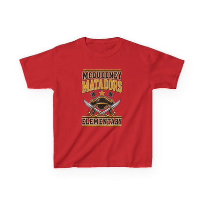 McQueeney Matadors Elementary Kids T-Shirt – School Spirit Tee