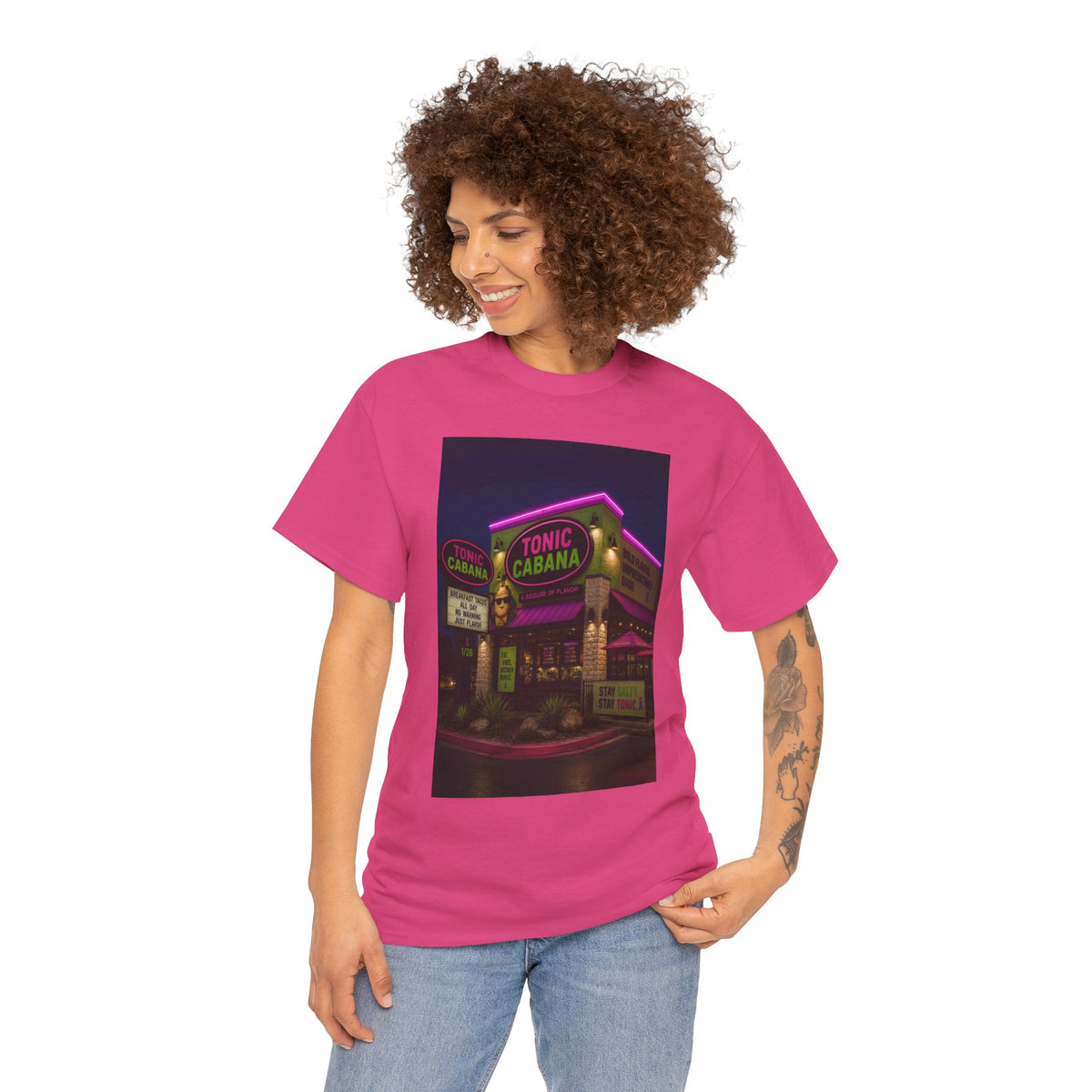 T-Shirt — Neon Tonic Cabana Nightclub Graphic Tee