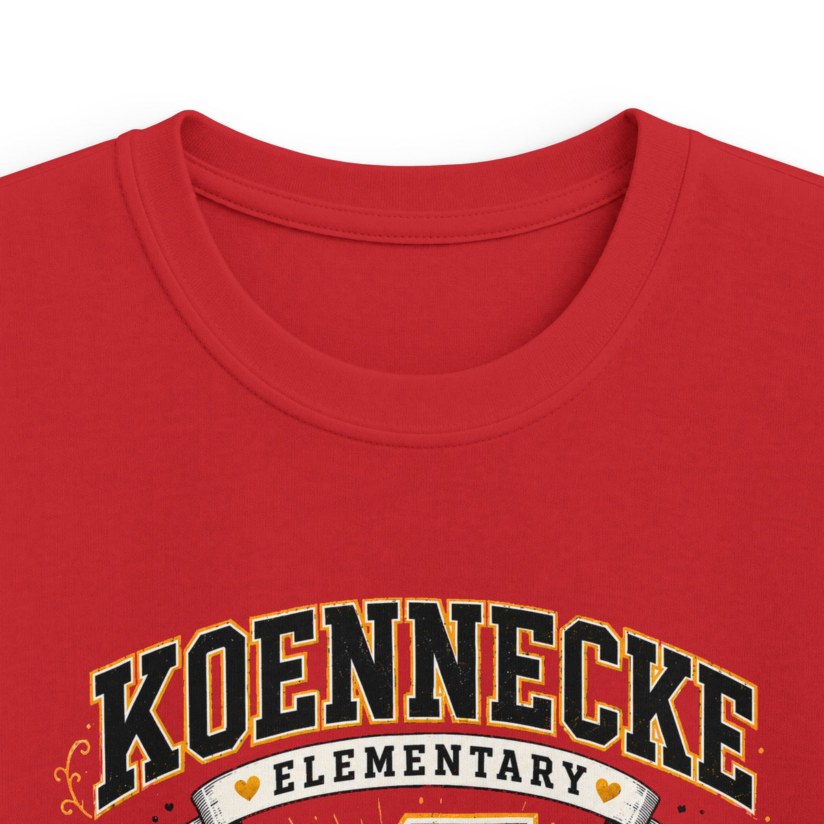 Koennecke Elementary Fourth Grade Kids T‑Shirt — '4 Fourth Grade' Bee School Tee