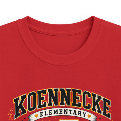 Koennecke Elementary Fourth Grade Kids T‑Shirt — '4 Fourth Grade' Bee School Tee