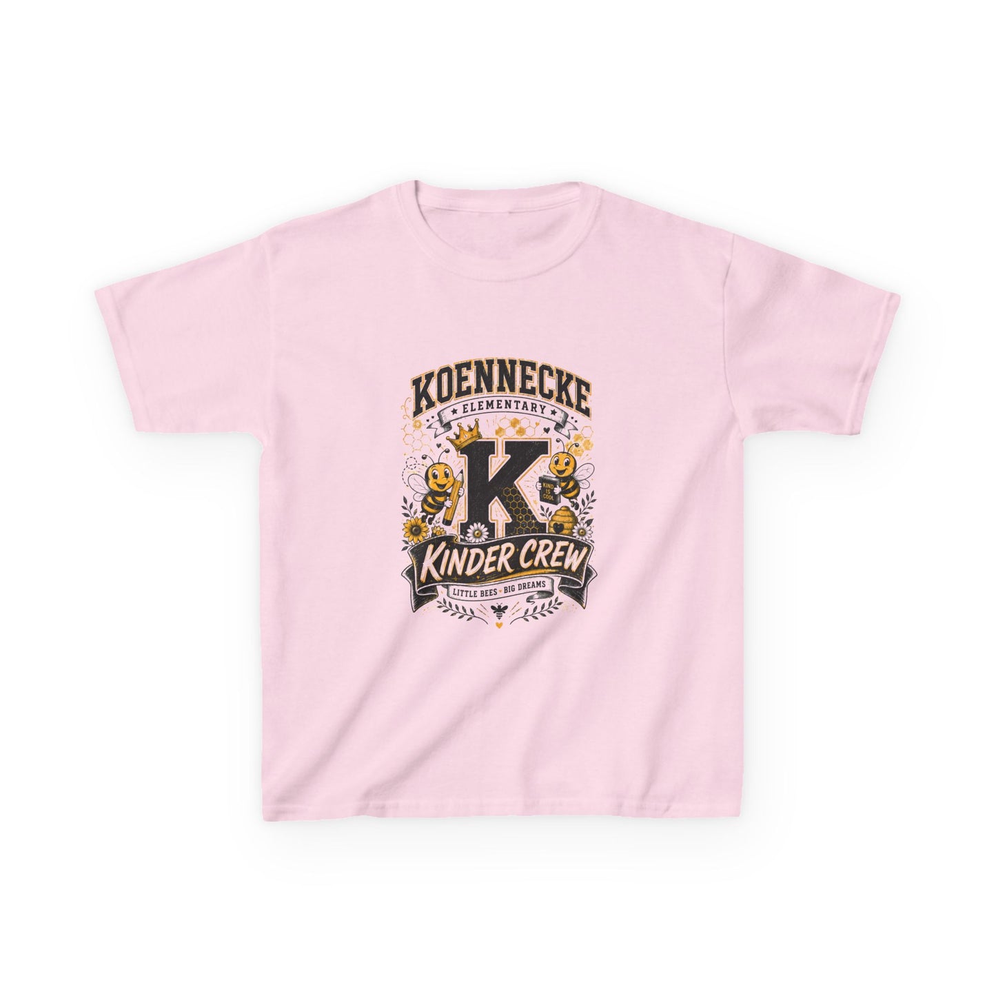 Kinder Crew Kids T-Shirt — 'Koennecke Kinder Crew' School Spirit Tee
