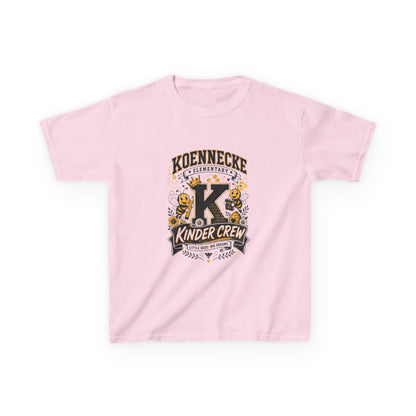 Kinder Crew Kids T-Shirt — 'Koennecke Kinder Crew' School Spirit Tee