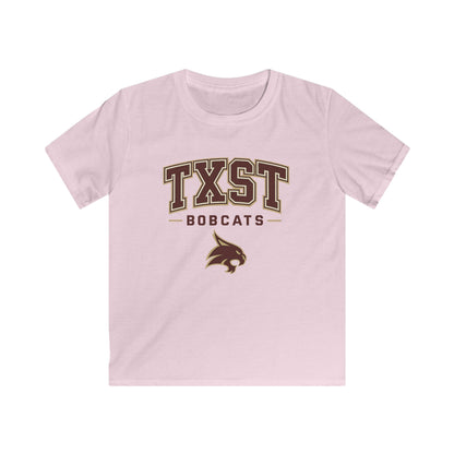Kids TXST Bobcats Tee — Youth Texas State University Spirit Shirt