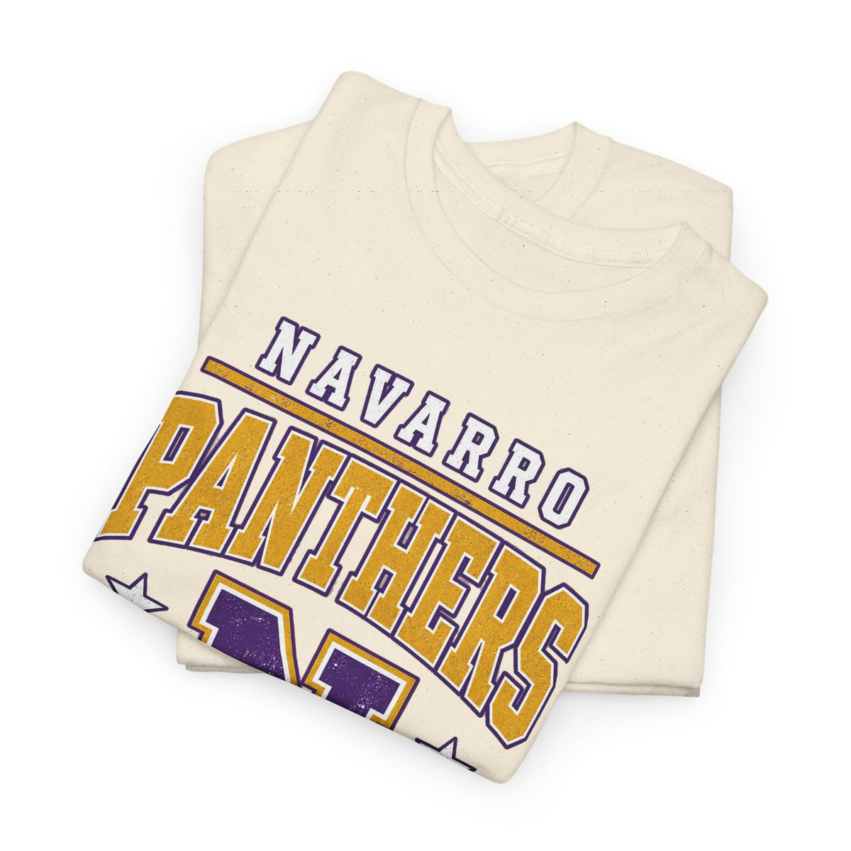 Navarro Panthers High School Tee — Retro Letterman N Design