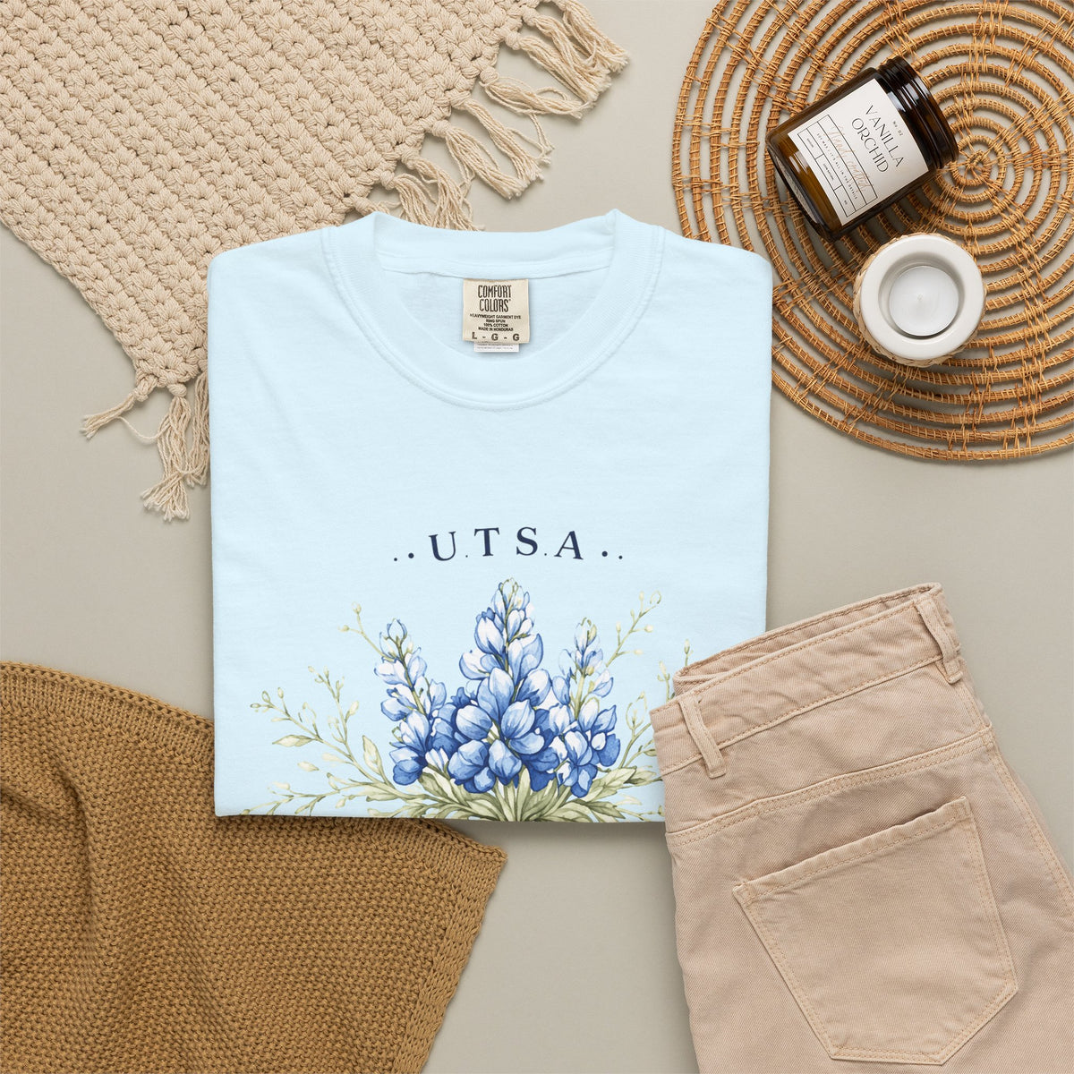 UTSA Roadrunners Floral T‑Shirt — Bluebonnet College Spirit Tee