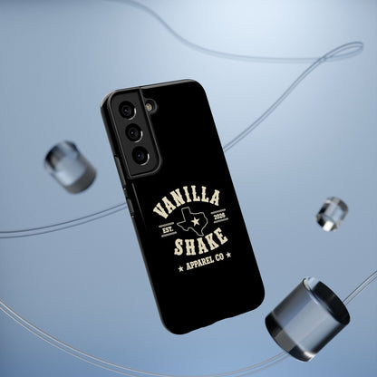 Black w/Ivory Logo lmpact-Resistant Phone Cases