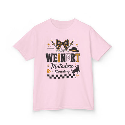 Matadors Elementary Kids T‑Shirt – 'Weinert' School Spirit Tee